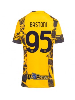 Inter Milan Alessandro Bastoni #95 Ausweichtrikot für Frauen 2024-25 Kurzarm